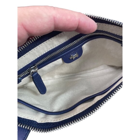 Radley London womans leather Navy Scottie Dog Logo Crossbody Med SKU 9552 - Picture 10 of 16